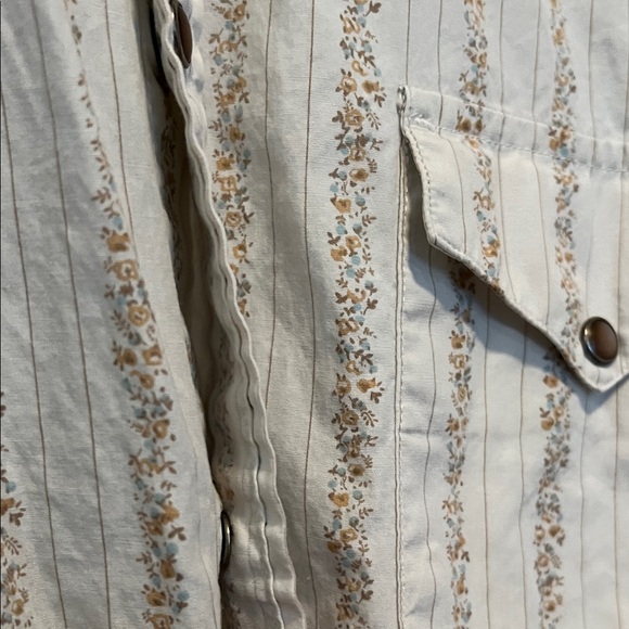 American Eagle Outfitters Floral Pattern Shirt Men’s XXL Extreme Slim Fit - Picture 5 of 6